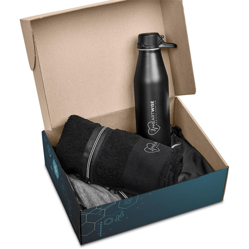 Slazenger Grand Glam Gift Set - Black-Ideas for Fitness-Custom-brsndrd Gifts-Giftwrap Shop