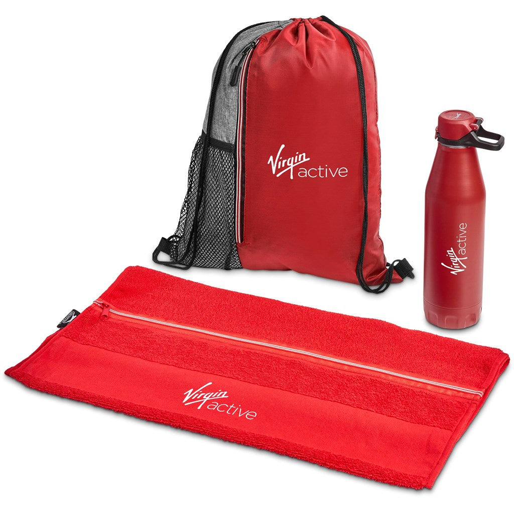 Slazenger Grand Glam Gift Set - Red-Ideas for Fitness-Custom-brsndrd Gifts-Giftwrap Shop