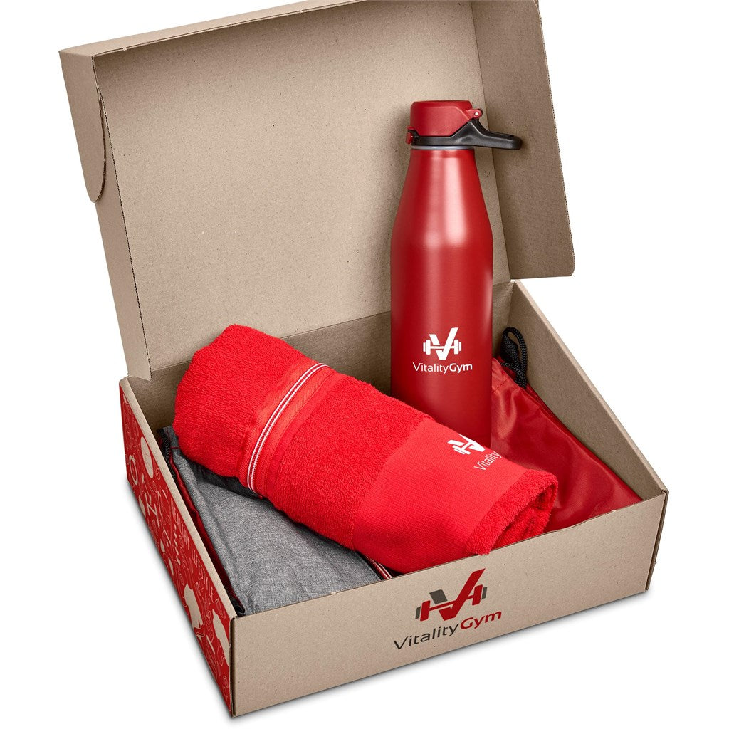 Slazenger Grand Glam Gift Set - Red-Ideas for Fitness-Custom-brsndrd Gifts-Giftwrap Shop