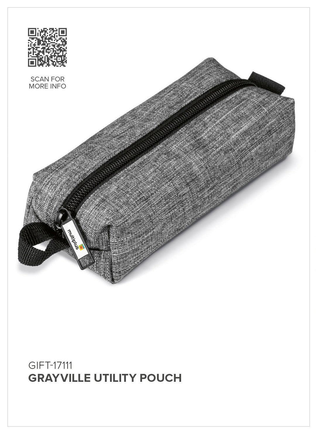Grayville Utility Pouch (Excludes Content)-Pouches-corporate gift ideas for employees-branded corporate gifts | corporate gifts south africa | Just Brand
