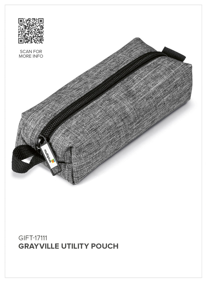 Grayville Utility Pouch (Excludes Content)-Pouches-corporate gift ideas for employees-branded corporate gifts | corporate gifts south africa | Just Brand