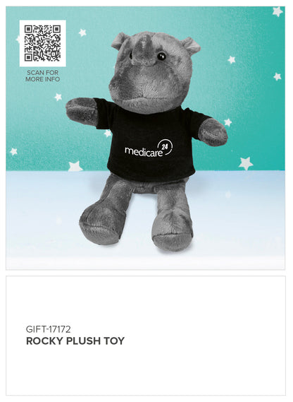 Rocky Plush Toy-Plush Toys-corporate gift ideas for employees-branded corporate gifts | corporate gifts south africa | Just Brand