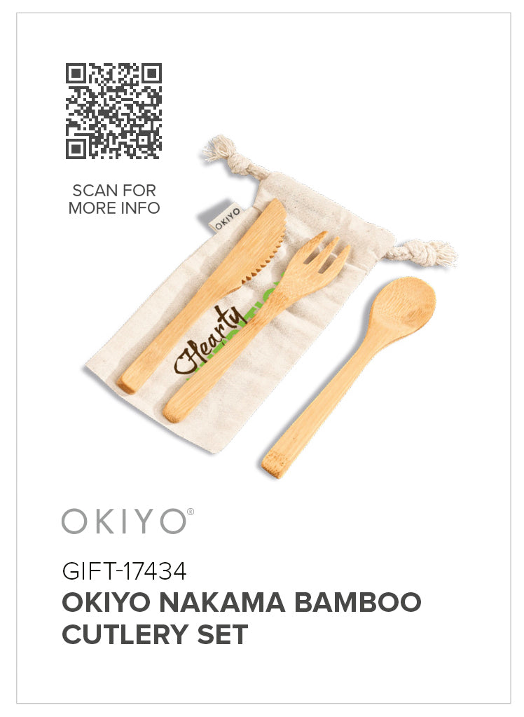 Okiyo Nakama Bamboo Cutlery Set-Eco-Friendly-Custom-brsndrd Gifts-Giftwrap Shop