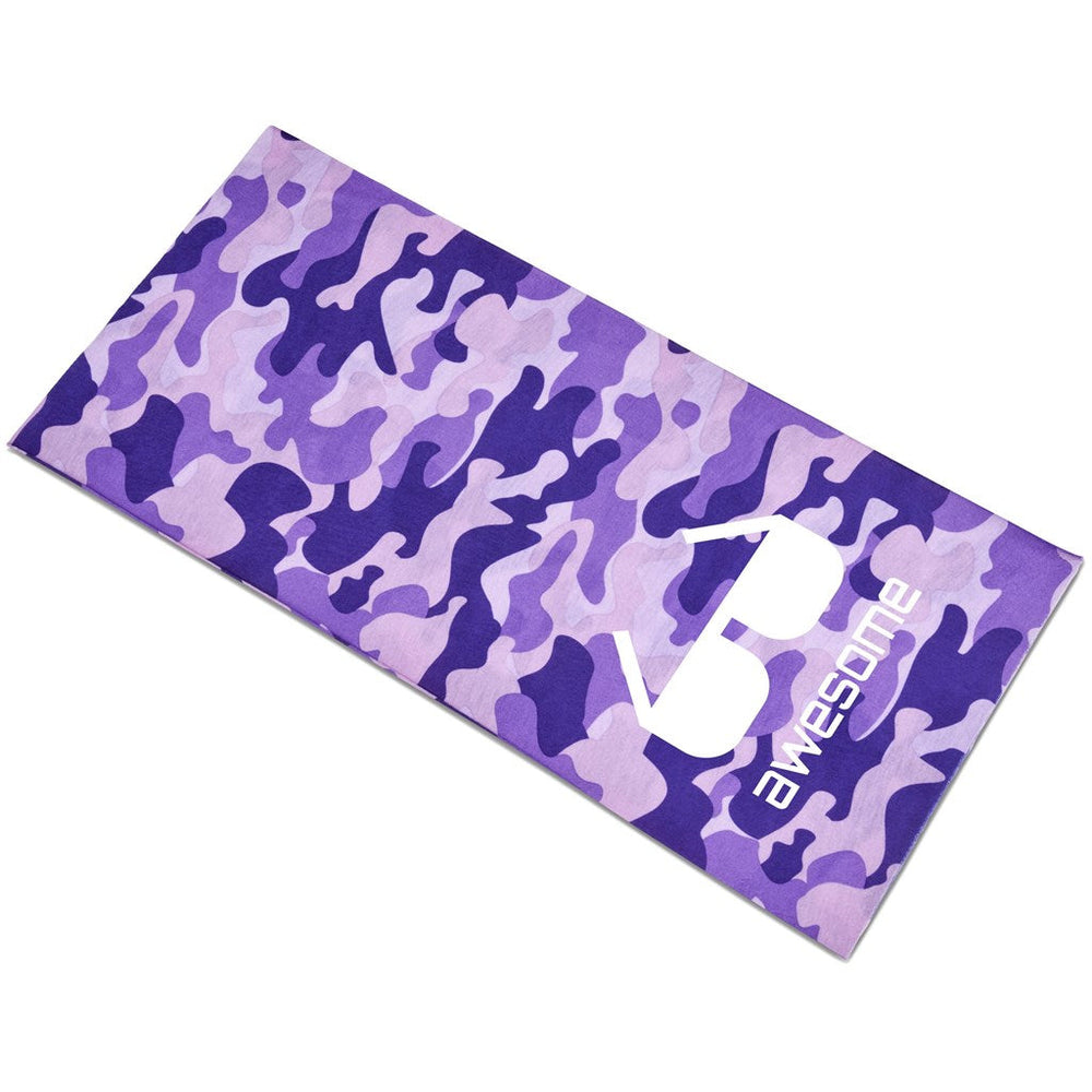 Kids Camo Flexi Tubular Bandana - Purple | Sports and Wellness | Custom-branded Kids Clothing | Giftwrap Shop