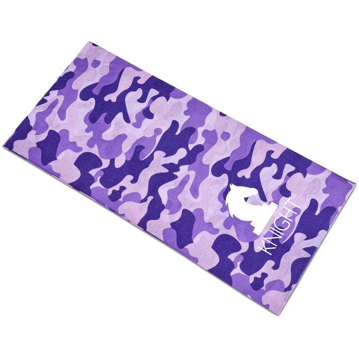 Adults Camo Flexi Tubular Bandana - Purple