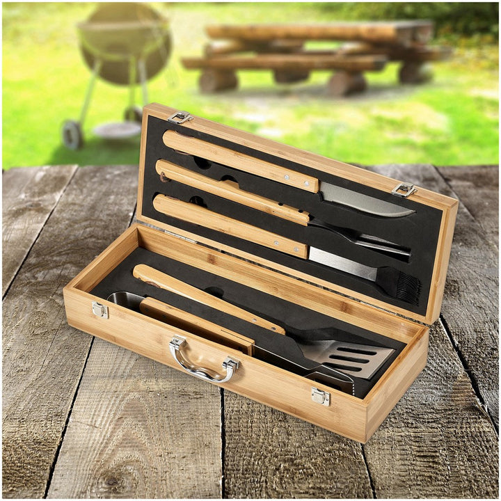 Okiyo Yakiniku 5-Piece Braai Set | BBQ | Custom branded & personalised corporate gifts | Giftwrap Shop