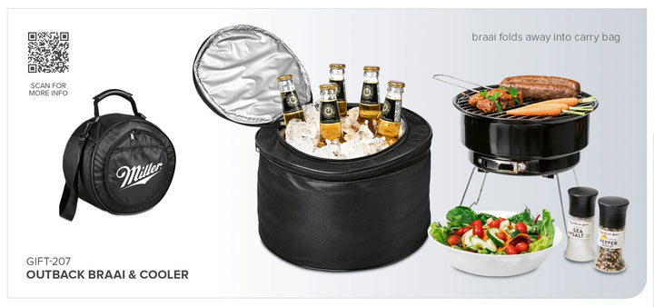 Outback Braai & Cooler Set-Braai Sets-corporate gift ideas for employees-branded corporate gifts | corporate gifts south africa | Just Brand