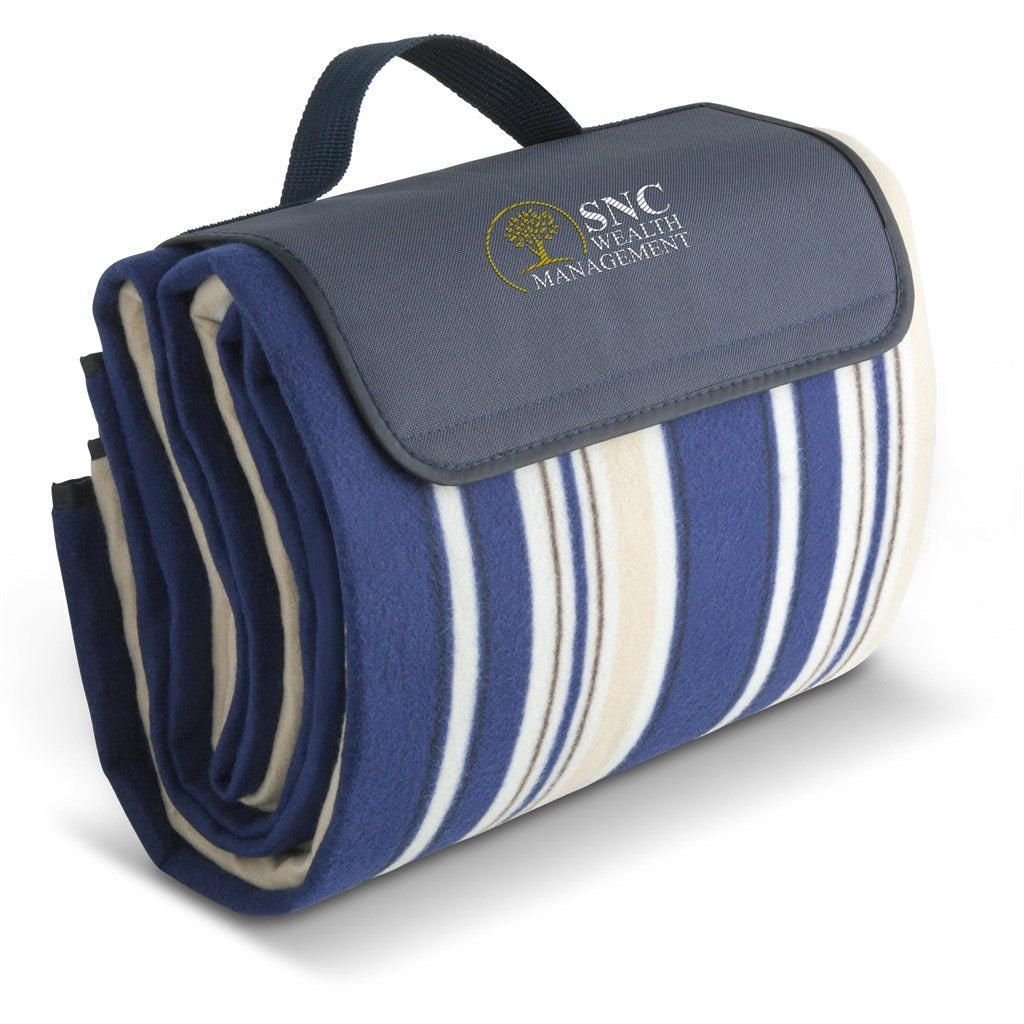 Good Life Giant Picnic Blanket - Navy | Blankets | Custom branded & personalised corporate gifts | Gift Wrap Shop