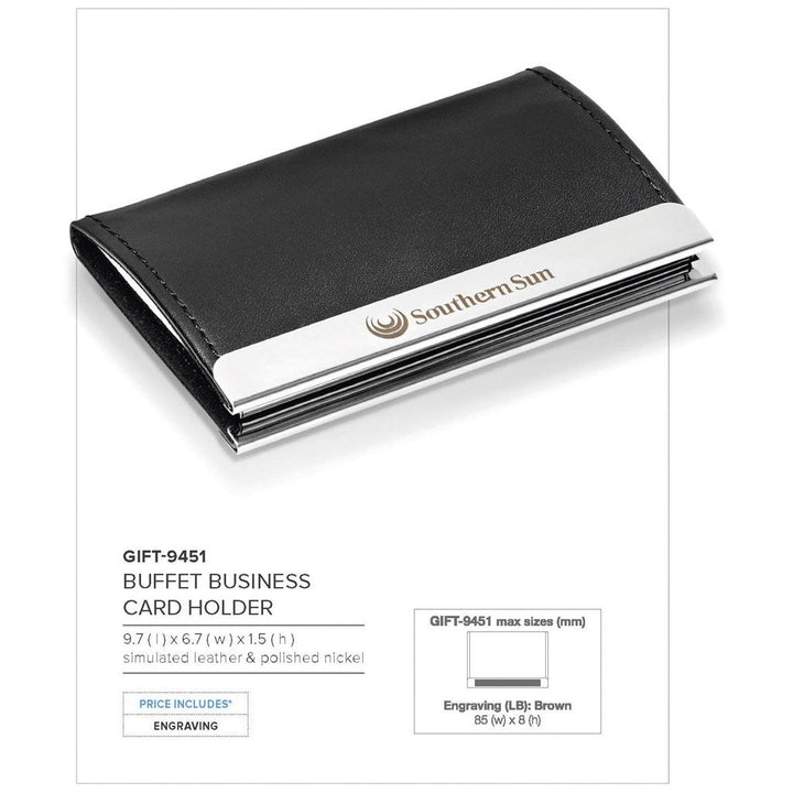 Altitude Buffet Business Card Holder