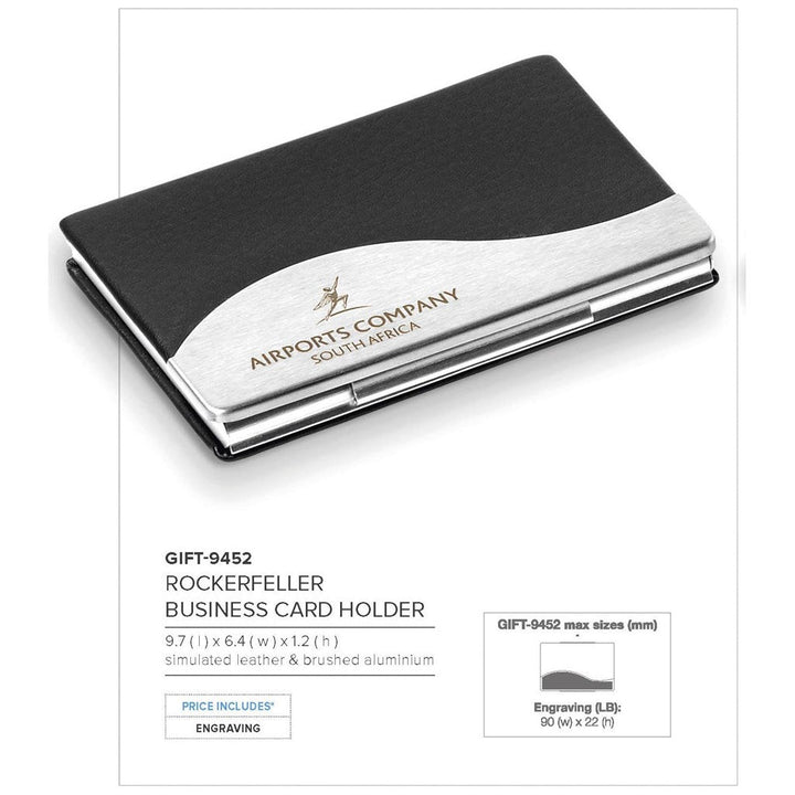 Altitude Rockerfeller Business Card Holder