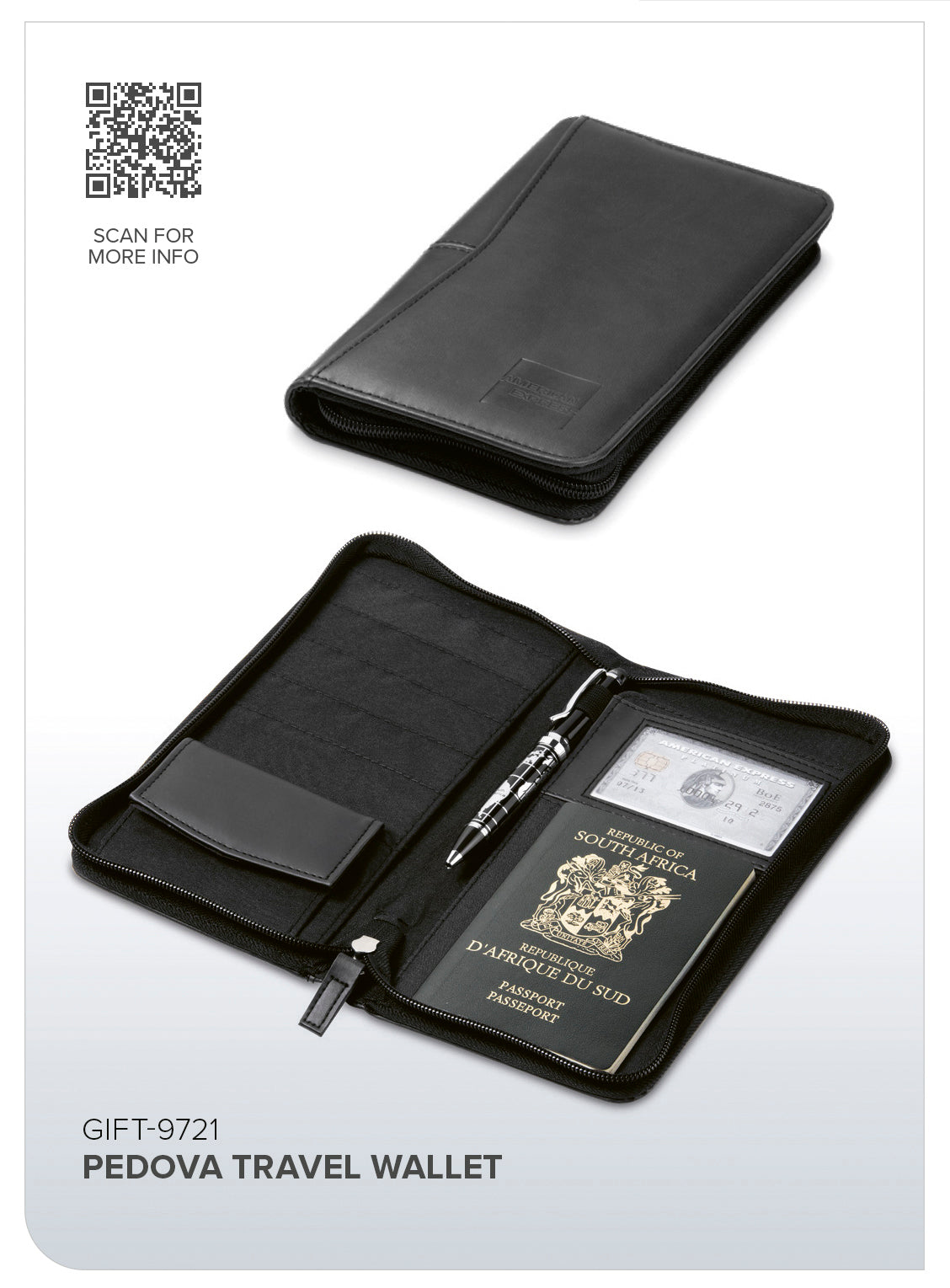 Pedova Travel Wallet-Travel Essentials-corporate gift ideas for employees-branded corporate gifts | corporate gifts south africa | Just Brand