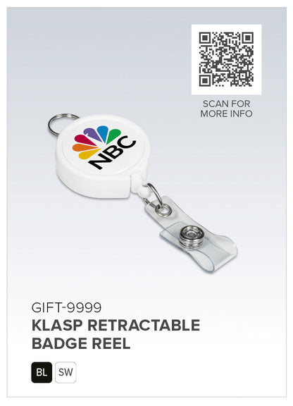 Altitude Klasp Retractable Badge Reel | Custom Branded & Personalised Corporate Gifts | Just Brand