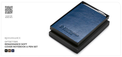 Renaissance Soft Cover Notebook & Pen Set