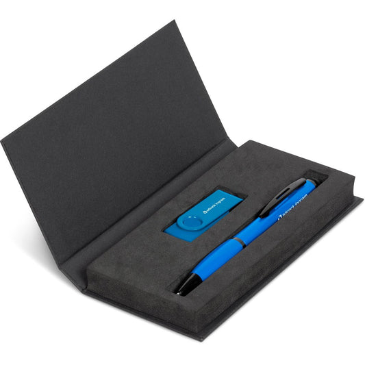 Razor One Gift Set - Turquoise-Mobile Tech-Custom-brsndrd Gifts-Giftwrap Shop