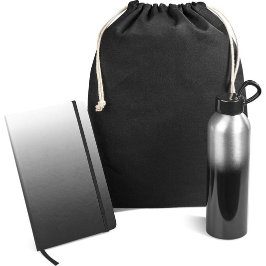 Breeze Gift Set - Black-Drinkware Sets-Custom-brsndrd Gifts-Giftwrap Shop