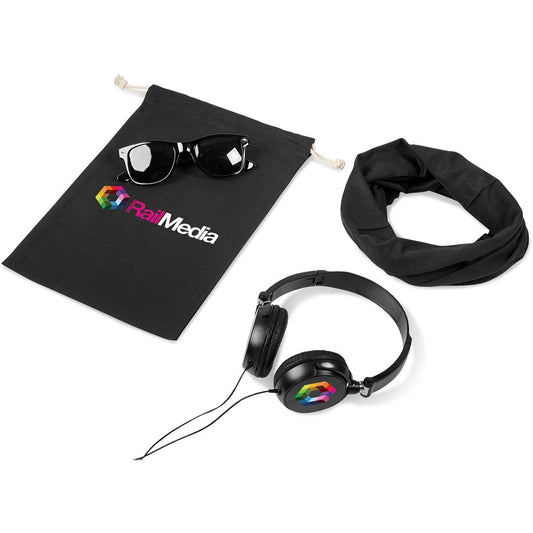La Med Summer Set - Black-Active Sets-Custom-brsndrd Gifts-Giftwrap Shop
