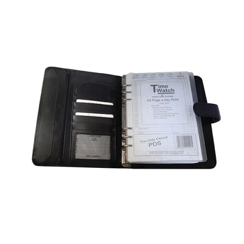 Deluxe A5 Nappa Organiser - Pds Inner Blk