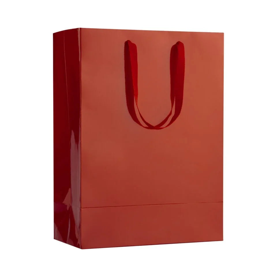 Gloss Red Carrier Bag