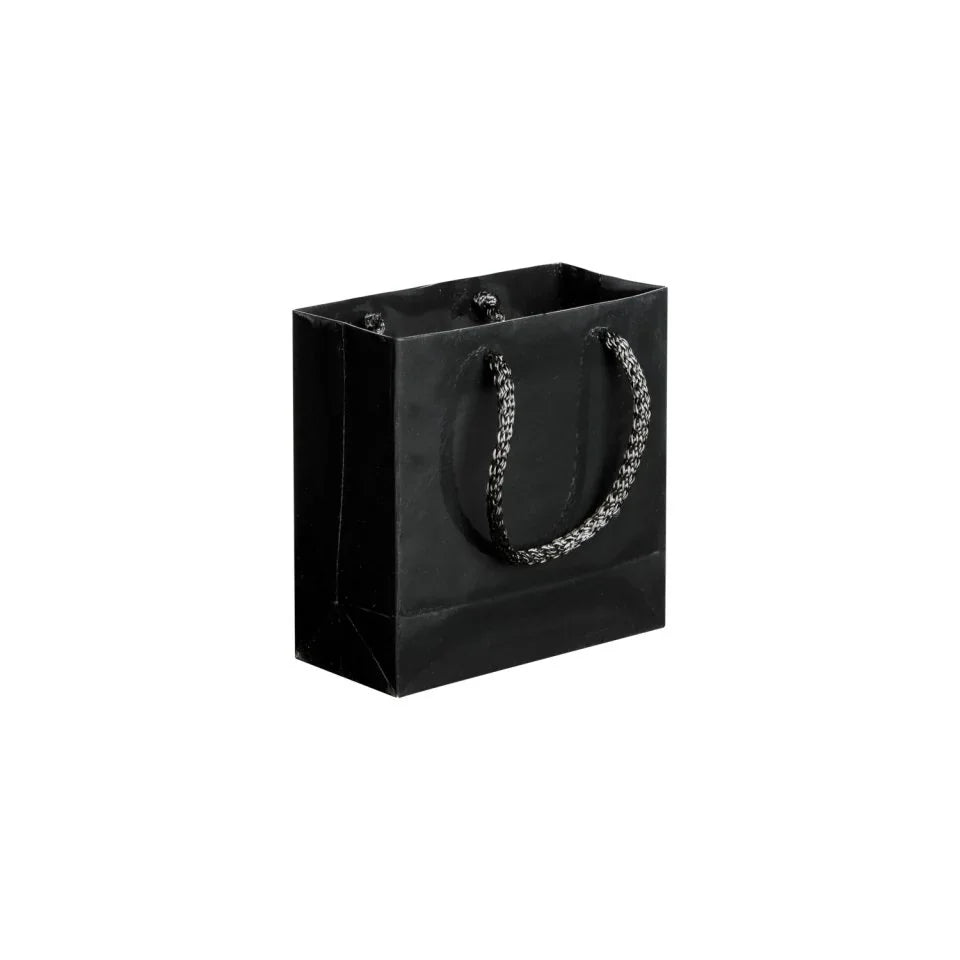 Gloss Black Carrier Bag