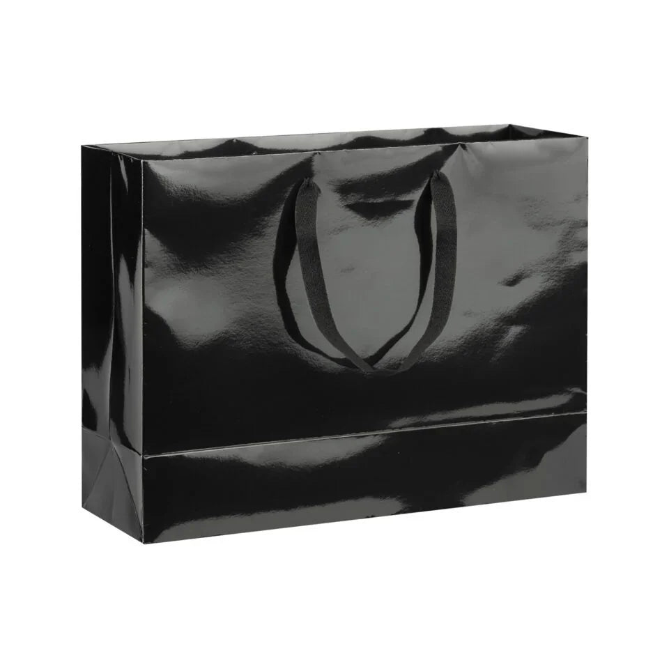 Gloss Black Carrier Bag