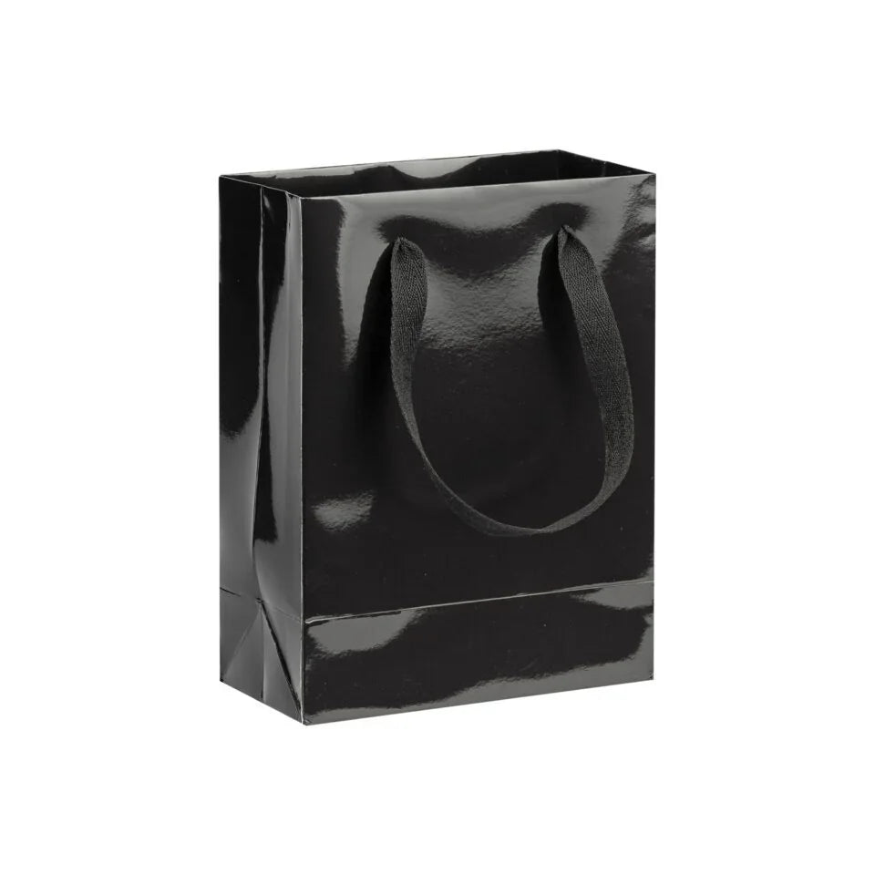 Gloss Black Carrier Bag