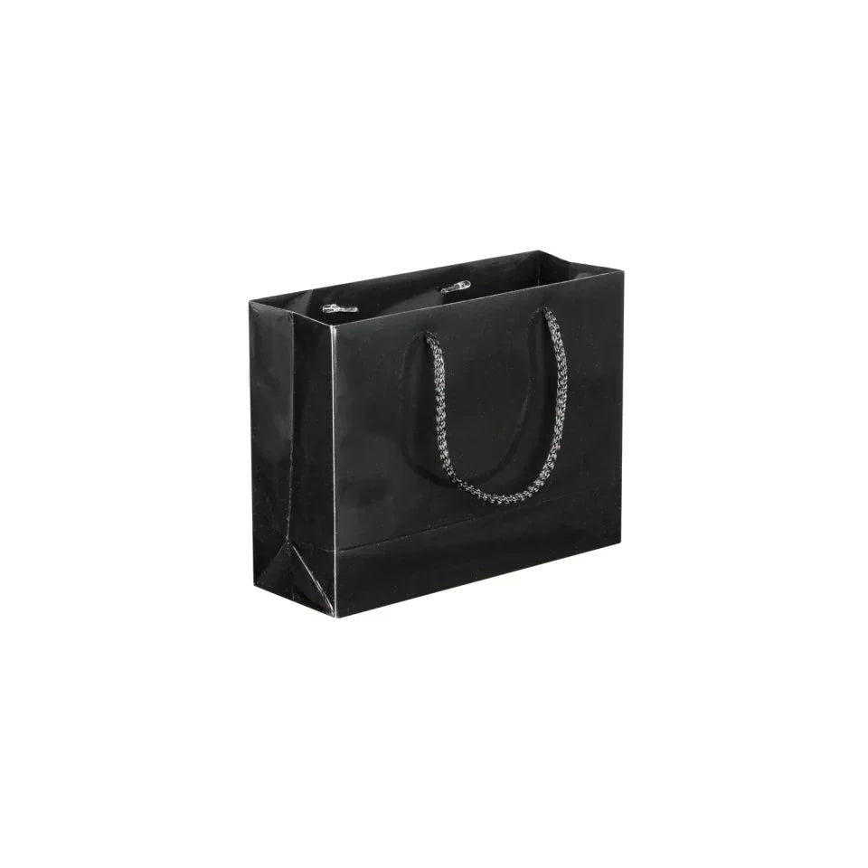 Gloss Black Carrier Bag