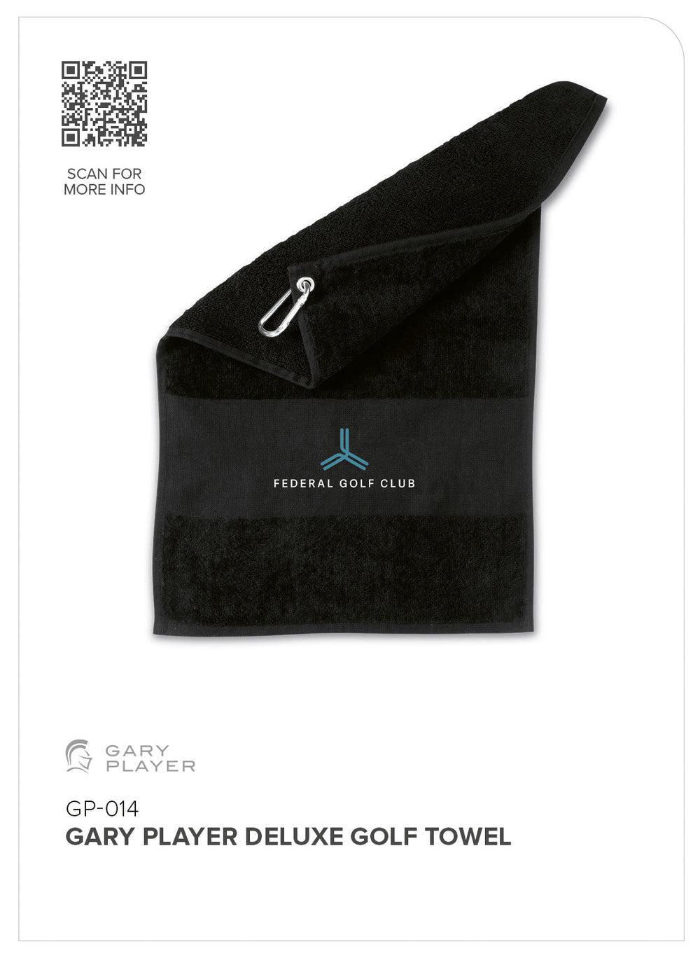 Gary Player Deluxe Golf Towel-Sports and Wellness-Gift Wrap Shop