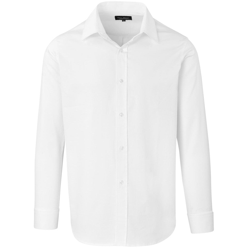 Mens Long Sleeve Taylor Shirt - White | Lounge Shirts | Corporate clothing | Gift Wrap Shop