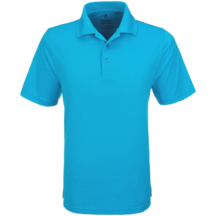 Mens Wynn Golf Shirt - Aqua | Golf Shirts | Custom-branded corporate clothing | Giftwrap Shop