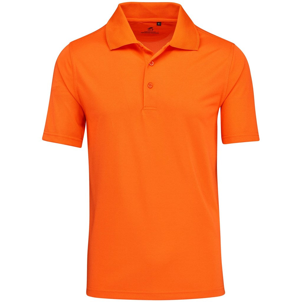 Mens Wynn Golf Shirt - Orange | Golf Shirts | Custom-branded corporate clothing | Giftwrap Shop