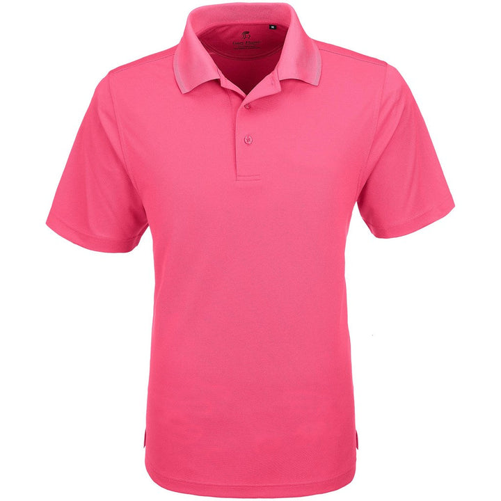 Mens Wynn Golf Shirt - Pink | Golf Shirts | Custom-branded corporate clothing | Giftwrap Shop