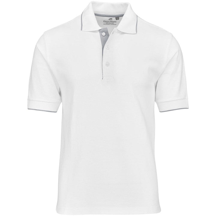 Mens Wentworth Golf Shirt - White | Golf Shirts | Custom-branded corporate clothing | Giftwrap Shop