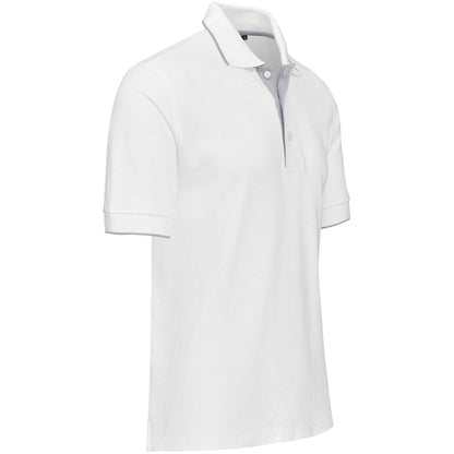 Mens Wentworth Golf Shirt - White | Golf Shirts | Custom-branded corporate clothing | Giftwrap Shop