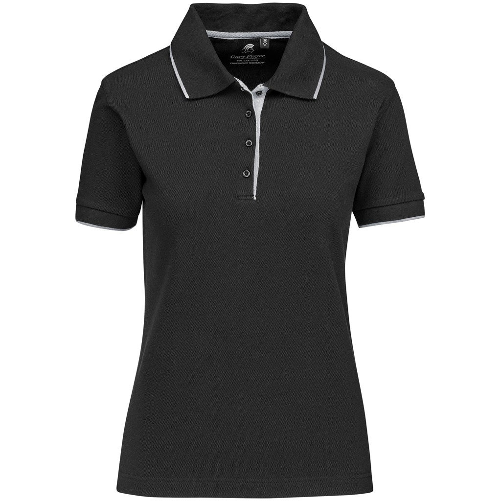 Ladies Wentworth Golf Shirt - Black | Golf Shirts | Custom-branded corporate clothing | Giftwrap Shop