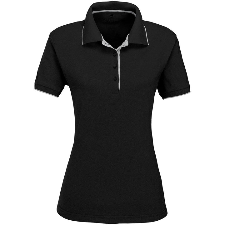 Ladies Wentworth Golf Shirt - Black | Golf Shirts | Custom-branded corporate clothing | Giftwrap Shop