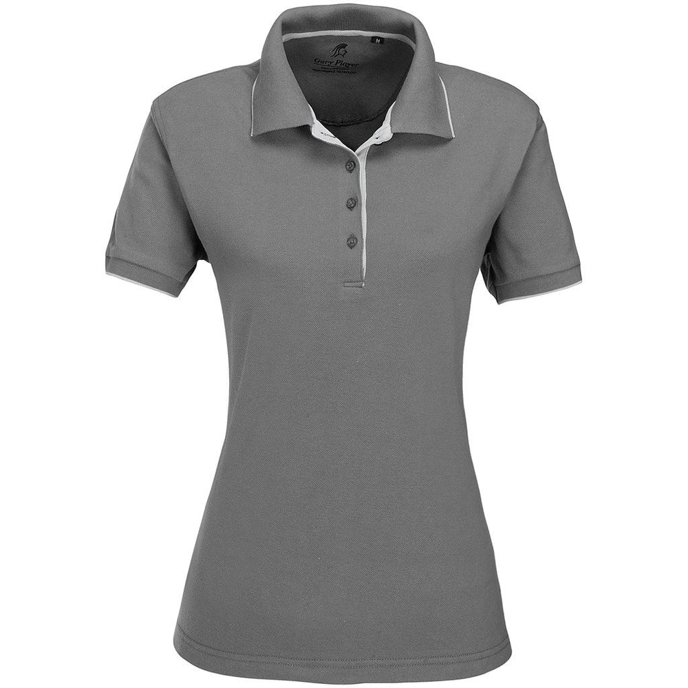 Ladies Wentworth Golf Shirt - Grey | Golf Shirts | Custom-branded corporate clothing | Giftwrap Shop