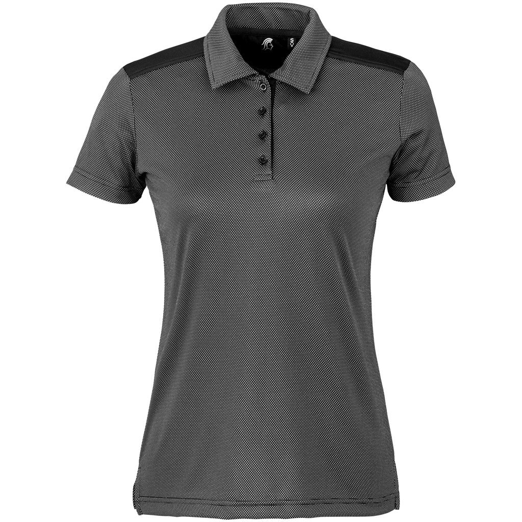 Ladies Sterling Ridge Golf Shirt - Black | Golf Shirts | Custom-branded corporate clothing | Giftwrap Shop