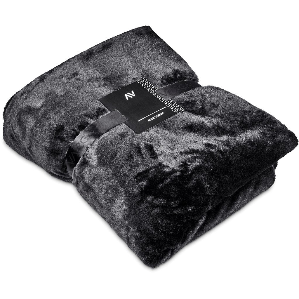 Alex Varga Palazzo Faux Fur Fleece Blanket-Fleece Blankets-corporate gift ideas for employees-branded corporate gifts | corporate gifts south africa | Just Brand