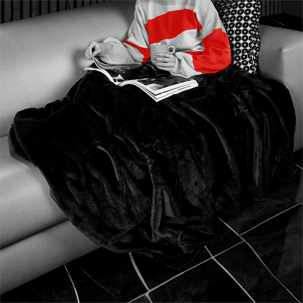 Alex Varga Palazzo Faux Fur Fleece Blanket-Fleece Blankets-corporate gift ideas for employees-branded corporate gifts | corporate gifts south africa | Just Brand