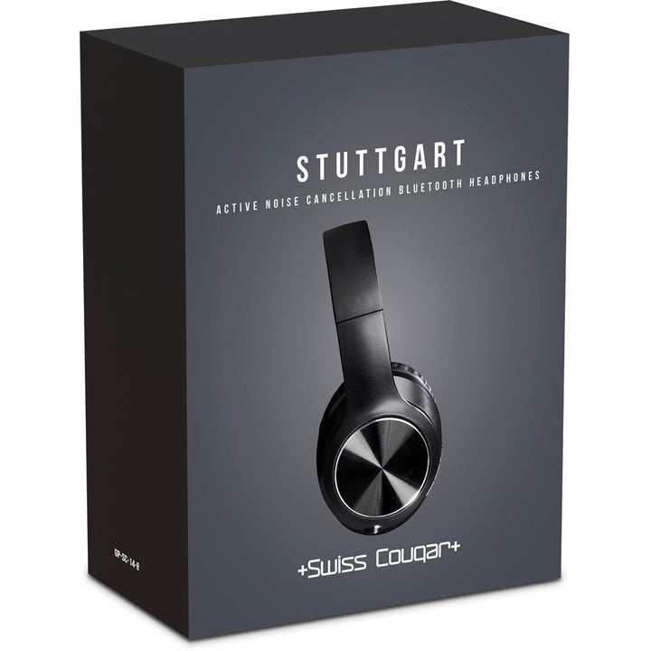 Swiss Cougar Stuttgart Active Noise Cancelling Bluetooth Headphones-Headphones-Gift Wrap Shop