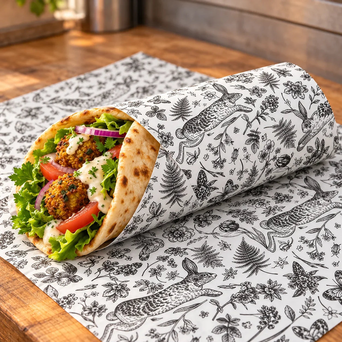 Printed Greaseproof Paper Sheets