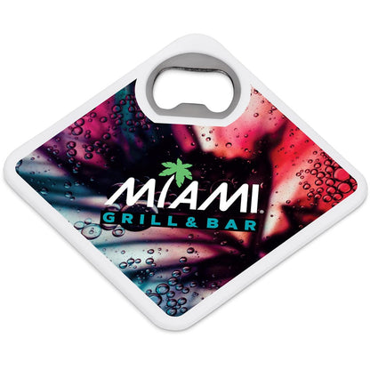 Altitude Sela Recycled Plastic Bottle Opener Coaster-Barware & Dining Accessories-corporate gift ideas for employees-branded corporate gifts | corporate gifts south africa | Just Brand
