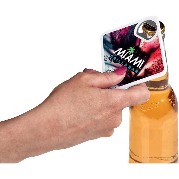 Altitude Sela Recycled Plastic Bottle Opener Coaster-Barware & Dining Accessories-corporate gift ideas for employees-branded corporate gifts | corporate gifts south africa | Just Brand