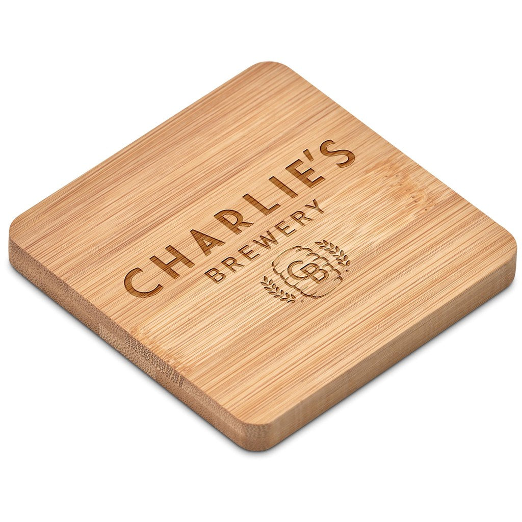 Altitude Drifter Bamboo Bottle Opener Coaster-Barware & Dining Accessories-corporate gift ideas for employees-branded corporate gifts | corporate gifts south africa | Just Brand