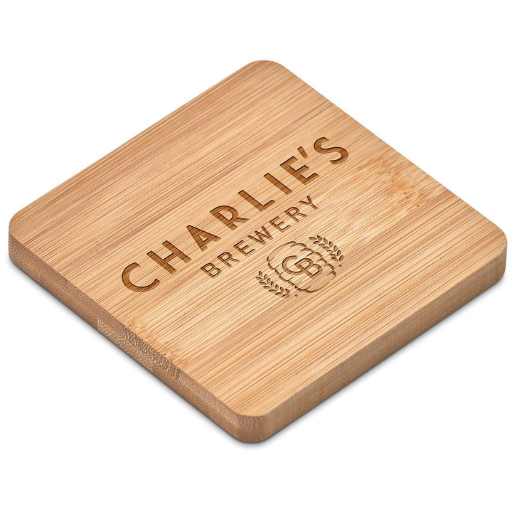 Altitude Drifter Bamboo Bottle Opener Coaster-Barware & Dining Accessories-corporate gift ideas for employees-branded corporate gifts | corporate gifts south africa | Just Brand