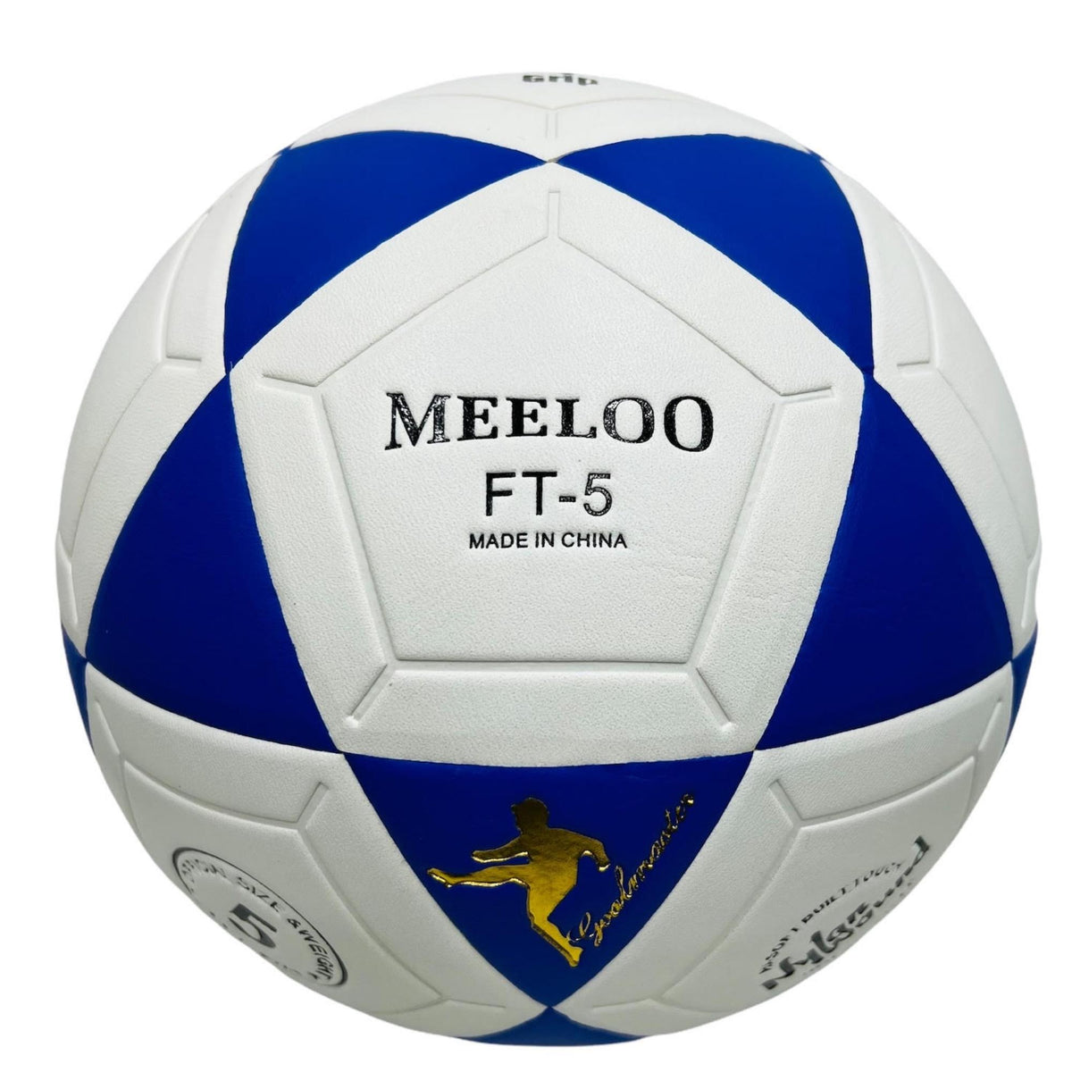 Grip Meeloo Hard Ground Soccer Ball | White / Blue