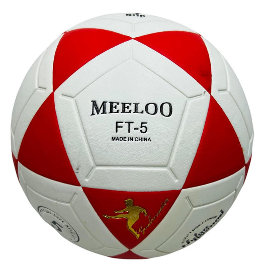 Grip Meeloo Hard Ground Soccer Ball | White / Red