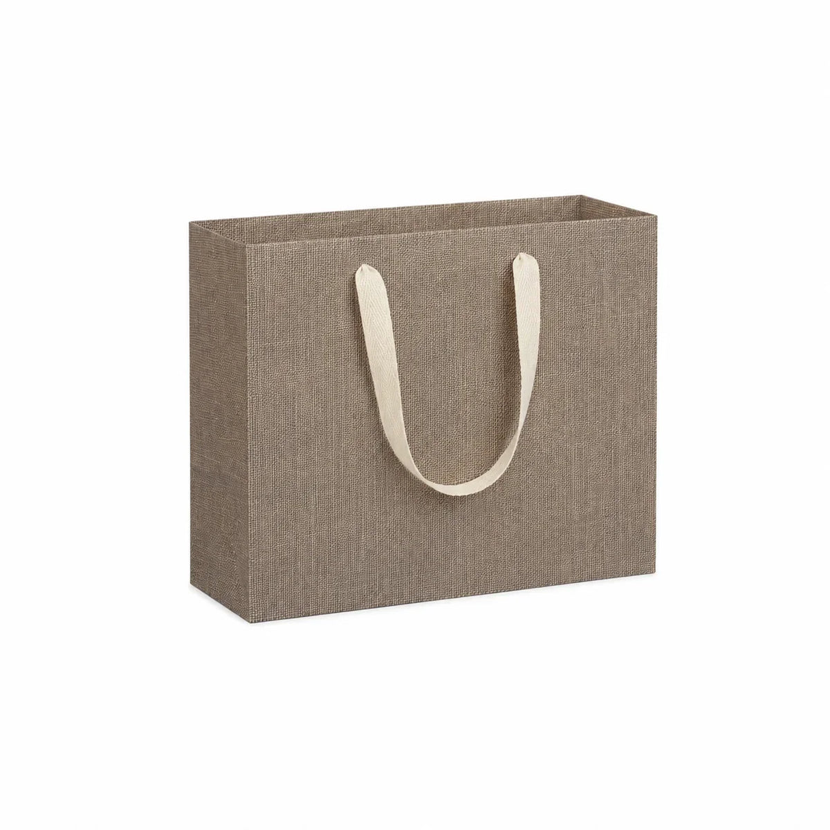 Hessian Print Carrier Bag