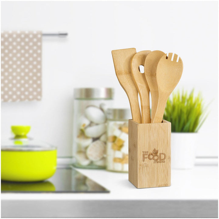 Okiyo Betsubara Bamboo Cooking Utensils Set | Home and Living | Custom branded & personalised corporate gifts | Gift Wrap Shop