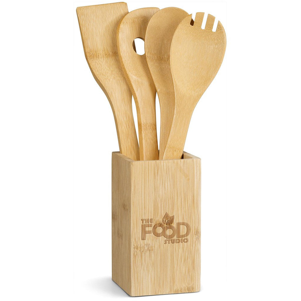 Okiyo Betsubara Bamboo Cooking Utensils Set | Home and Living | Custom branded & personalised corporate gifts | Gift Wrap Shop